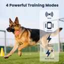 Dog Shock Collar with Soft Neoprene Padded - 4 Training Modes E Collar with 1600FT Remote Control for 5–120 lbs Large Medium Small Dogs, IPX7 Waterproof, Orange