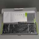 seenda Wireless Bluetooth Keyboard and Mouse Combo, COE401 Rechargeable Slim Keyboard Mouse, 3 Multi-Device Connection, Compact Quiet Set Compatible for Mac/Windows Laptop MacBook iPad, Black Gray