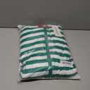 Veseacky Family Christmas Pajamas Matching Sets Adult Onesie Zipper Hooded Footed One-Piece Pjs Jumpsuits (XX-Large, Women-green White Striped)