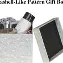 suosicn 4 Pack Cream White Gift Box,Assorted Sizes Square Gift Boxes for Birthday Parties, Wedding, Baby Shower and All Any Occasions