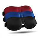 LKY DIGITAL Sleep Mask for Side Sleeper 3 Pack, Blackout 3D Eye Mask for Sleeping, Night Blindfold for Men Women