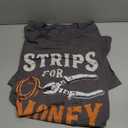 Electrician's Funny Strips for Money 0CEI2N T-Shirt, Asphalt Gray, 2XL