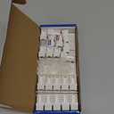 Everest 90 Angled RJ45 Cat6 Keystone Jacks 20-Pack in White - Slim Profile Female RJ45 Connectors - Cat 6 Keystone Jack - Compatible with 90 Angled Speed Termination Tool - easyJACK (B094WB91H3)