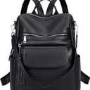 ALTOSY Genuine Leather Backpack Purse for Women Large Convertible Shoulder bag Ladies Crossdody Bag with Tassel
