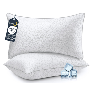 COZSINOOR Bed Pillows Queen Size - Breathable Premium Down Alternative Pillows Set of 2 for Side, Back, and Stomach Sleepers Cooling Hotel Quality Fluffy Soft Microfiber Fill Skin-Friendly