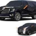 Cotryvox Large SUV Car Cover for GMC Yukon XL 100% Waterproof All Weather, Heavy Duty Outdoor Full Exterior Covers Rain Sun Wind UV Protection.