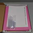 Blue Summit Supplies 25 Pink Hanging File Folders Letter Size, Reinforced Hanging File Folders Pink, Designed for Home and Office Color Coded Organization