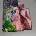 Fabric 7x5ft Pink Curtains Castle Photography Backdrop Window Room Floral Fairy Tale Background Girls Party Decorations Photo Booth Banner Tapestry