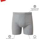 Hanes mens Underwear Boxer Briefs Pack, Cool & Breathable Cotton Moisture-wicking Underwear for Men, No Ride Up