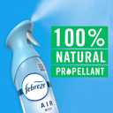 Febreze Air Mist, Air Freshener Spray, Odor Fighting Room Spray, Deodorizer for Home Bathroom Kitchen Office Apartment Dorm Room Classroom, Heavy Duty Crisp Clean Scent, 8.1oz, (Pack of 6)