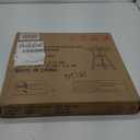 Small Round End Table for Narrow and Small Space, 3-Tier Round Rustic Brown