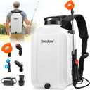 SideKing 4.2 Gallon Backpack Sprayer Battery Powered, 100 PSI Electric Garden Sprayer Compatible with Makita 12V Battery, Weed Sprayer with Telescopic Wand & 4 Nozzles for Lawn, Yard & Pest Control