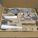 Dog Grooming Vacuum, Pet Grooming Kit with Dog Clippers, 2.5L Dust Cup 11000Pa Dogs Vacuum for Shedding Grooming, 5 Grooming Tools Home Cleaning in 1, Low Noise Pet Grooming Vacuum for Dogs (Gray)