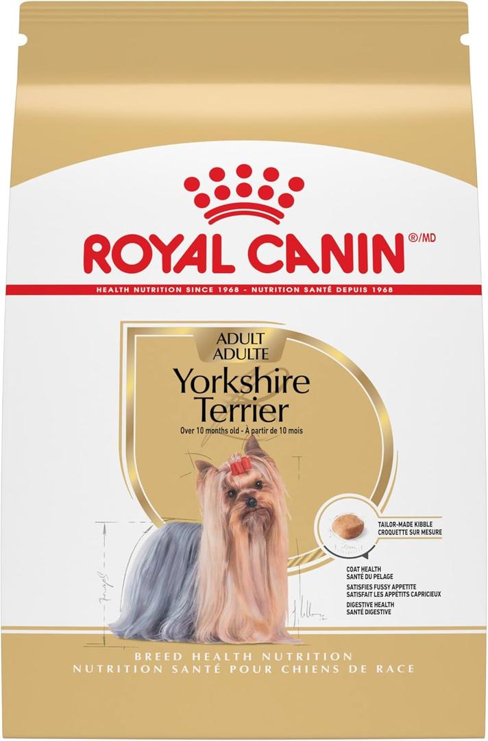 Royal Canin Breed Health Nutrition Yorkshire Terrier Adult Dry Dog Food, 2.5 lb Bag (EXP 07/31/26)