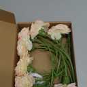 IPOPU Fake Carnations Light Pink Flowers Artificial 10PCS Carnations Flowers 11.4" Small Fake Flowers Silk Flowers with Stems of Baby Shower Decorations Table Decor Centerpieces (Light Pink)
