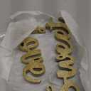 Love Is Sweet Table Decor Hollow Sign Wooden Love Is Sweet Sign for Dessert Table Freestanding Wood Is Wooden Letter Top for Wedding Shelf(Glitter Gold)