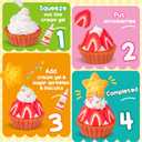 Alritz Making Miniature Food Toys Set, Mini Desserts Drinks Maker Craft Kit, DIY Simulated Strawberry Cake Pretend Play Food Set for Kids Teens Adults Ages 8 9 10+, Birthday Party Gift