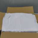 sancua White Table Cloths Rectangle, 8 Pack Tablecoths for 8 Foot Tables - Washable Polyester Fabric Table Cover for Wedding, Birthday Party, Banquet Reception, 60x120 Inch