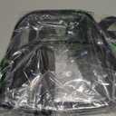 Clear Backpack for Stadium Events Clear Backpack 12x12x6 with Front Pocket for Concert Sport Fashion Women Backpack Events Work Travel (Black)