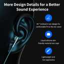 2 x viken Wired Earbuds with Microphone Volume Control, Stereo Heavy Bass Earphones Noise Isolation in-Ear Headset Compatible with iPad,Laptop,MP3,Phones Fits All 3.5mm Jack Plug Headphones Wired (Black)
