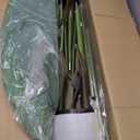 Artificial Bird of Paradise Plant 6Ft Fake Tropical Palm Tree with 13Trunks Faux Banana Leaf Trees in Pot for Home Indoor Outdoor Office Modern Decor Housewarming Gift2Pcs (2pack)