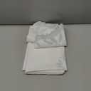 TTQYFNM White Grey Round Tablecloth 54 Inch Minimalism Grey Leaves Bordered Farmhouse Circle Table Cloth Waterproof and Stain Resistant Fabric Table Cover for Kitchen Dining Room Patio Home Decor