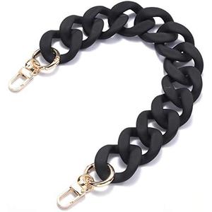 AUMEY Handbag Chain Straps Acrylic Purse Chain Strap Fashionable Replacement Purse Clutches Handles for Purse Handbags DIY