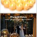 Homemory 24-Pack Flameless LED Tea Lights Candles Battery Operated, 200+Hour Fake Electric Candles TeaLights for Votive, Aniversary, Wedding Centerpiece Table Decor, Funeral, Halloween, Christmas