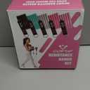 Resistance Bands with Handles for Women, 5 Level Exercise Bands Workout Bands for Physical Therapy, Yoga, Pilates, Door Anchor, Storage Pouch(Colour)