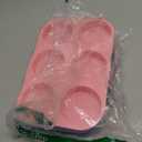 2 PCS Round Silicone Soap Mold 4oz, 3" Big Size 6 Cylinder Silicone Molds for Loofah Soap, Homemade Bath Bombs, Lotion Bars