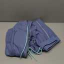 Panadila Womens Sweatsuits 2 Piece Set Zip Up Hoodie and Barrel Sweatpants Piping Sweatshirt Tracksuit Lounge Set (Medium, Dusty Blue)