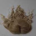 AISI HAIR Light Blonde To Platinum Blonde Wig for Women, Long Wavy Lace Hairline Middle Part Synthetic Heat Resistant Wig for Daily Party-26 Inch