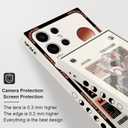 for Samsung Galaxy S24 Ultra Case, Astronaut Pattern Slim Liquid Silicone Anti Slip for Galaxy S24 Ultra Phone Case 6.8 inch, Space White