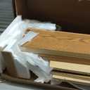 Iwell Storage Cabinet with 2 Doors and 4 Adjustable Shelves, Buffet Cabinet with Storage, Floor Cabinet for Living Room, Entryway, Kitchen, Rustic Gray (Grey)