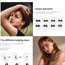 Earplugs for Motorcycles| Concert | - 27dB Noise Reduction, Super Soft Reusable Silicone Ear Plugs for Sleeping Noise Cancelling, Concerts, Motorcycles and Travel (Black White)