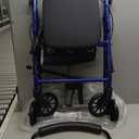 Probasics Junior Aluminum Rollator with 6 Inch Wheels, 250 Pound Weight Capacity, Blue