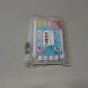 Magic Foam Texture Painting Kit,3D Drawing DIY Art Set,12 Colors Acrylic Marker Pen, 3 Soft-tip Water Brush Pen, Magical Painting Kit