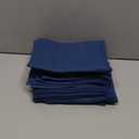 Super Plush Surgical Huck Towels - Pack of 12 Blue Cleaning Rags 16'' x 26'' - 100% Cotton Lint Free Huck Towel Ideal for Auto Detailing Perfect For Windows, Metal and Glass Cleaning