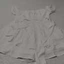AOHITE Womens Summer Tube Top Dress Off-Shoulder Ruffled Flowy Mini Short Dresses, No Size Mark