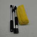 2 in1 Car Wash Brush with Long Handle, Water Flow-Thru Car Washing Brush with Hose Attachment for Car, RV, SUV, Camper, Truck, Boat, House Siding and Solar Panels (54", Yellow)