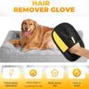 Afnmttly Pet Hair Removal Glove for Cats & Dogs, 2025 New Upgrade Efficient Grooming Gloves for Pet Hair, Cat Grooming Gloves for Hair Removal, Reusable Pet Hair Remover Glove (2Pcs)