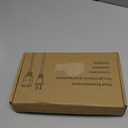 15 Ft Clear Extension Cord Indoor Thin, 2 Prong Extension Cord with UL Certified, Extension Cords for Light Fixtures Male to Female, 2 x 16AWG 10A/125V 2 Pack