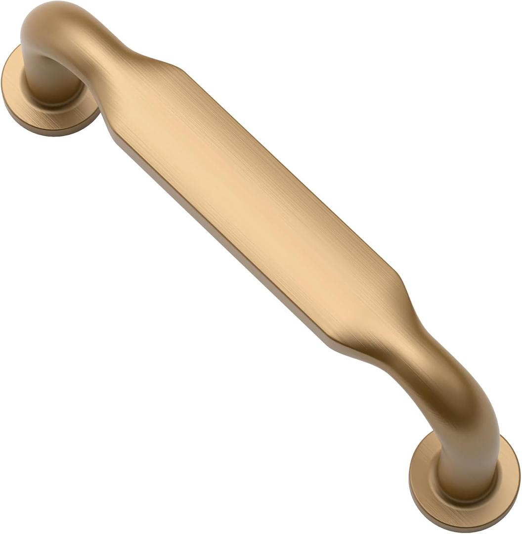 Alzassbg 10 Pack Champagne Bronze Cabinet Handles, 3 Inch(76mm) Hole Centers Arch Modern Cabinet Pulls Kitchen Cabinets Hardware for Cabinets and Drawers AL3503TGP Alzassbg 10 Pack Champagne Bronze Cabinet Handles, 3 Inch(76mm) Hole Centers Arch Modern Cabinet Pulls Kitchen Cabinets Hardware for Cabinets and Drawers AL3503TGP