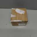 JUXYES Set of 2 Mini Brass Wall Hanging Photo Frame, Square Glass Hanging Picture Artwork Display Frame, Double Glass Floating Frame Style Gallery Wall Frame for Picture, Pressed Flower, Black