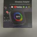 Wireless Carplay Adapter for iPhone & Android Auto Ai Box with Netflix YouTube Supports TF Card Dongle Plug and Play Easy Setup Carplay Video Entertainment for iOS 10+ and Cars After 2015 Car