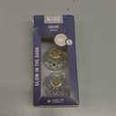 BIBS Boheme Glow in The Dark Soother 2-Pack. BPA Free. Round Latex, Size 1 (0-6 Months), Sage Glow/Cloud Glow