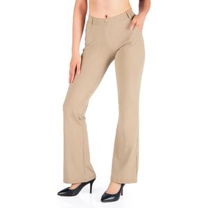 Yogipace,Belt Loops,Women's Petite/Regular/Tall Flare Yoga Dress Pants, XXL