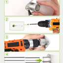 Closet Rod for Hanging Clothes, 54 to 64 Inches Adjustable Heavy Duty Closet Rod, Silver