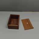 Wooden Chess Piece Case with Sliding Lid