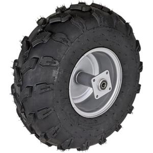 RedCap 19x7.00-8 Rear Tire & Wheel Rim Assembly Pre-mounted for Coleman CT200U BT200X CT200UEX 196cc Hisun 200-3 200-7 Axis M200 Mini Bike with 6202RS Bearings